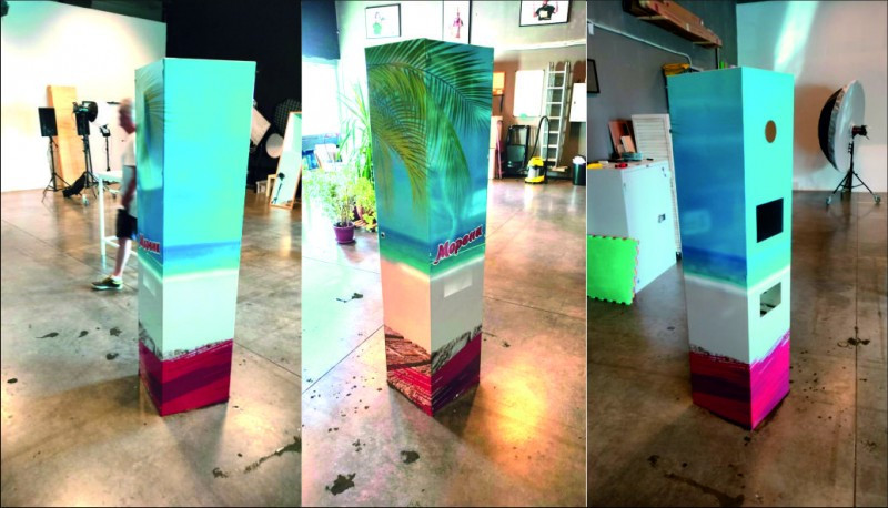 Брандиране на фото кабинка кампания Морени