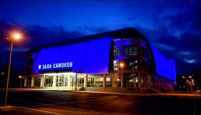 Изработка и монтаж на обемен надпис ЗАЛА САМОКОВ за спортен комплекс гр. Самоков