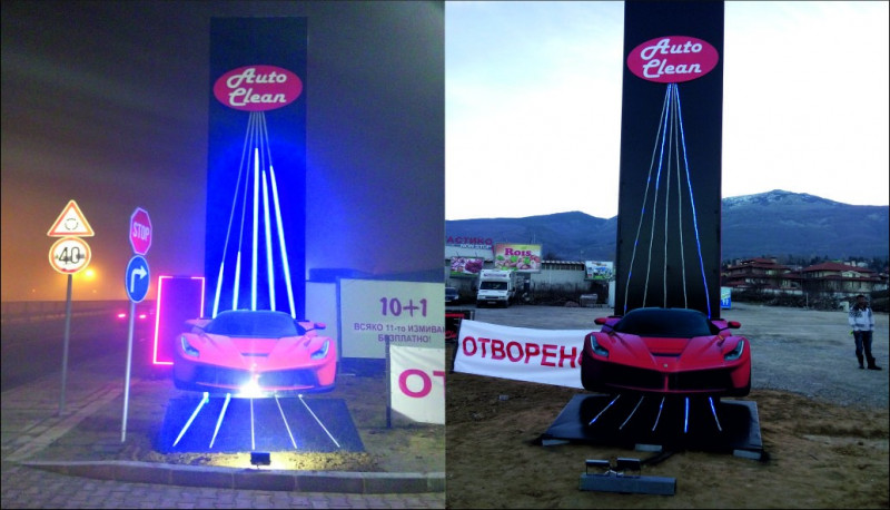 Изработка на тотеми за автомивка&nbsp;