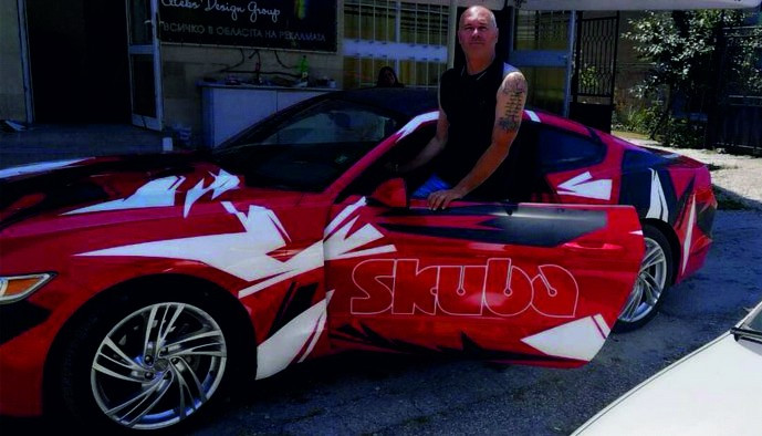 Брандиране на Ford Mustang за SKUBA