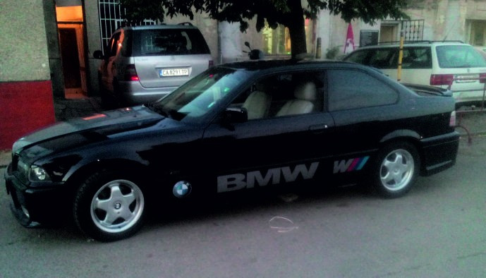 Тунинг надписи и лога върху BMV