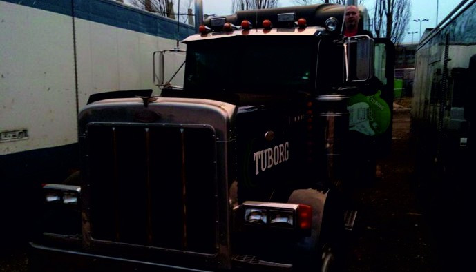 Брандиране на камион за Tuborg