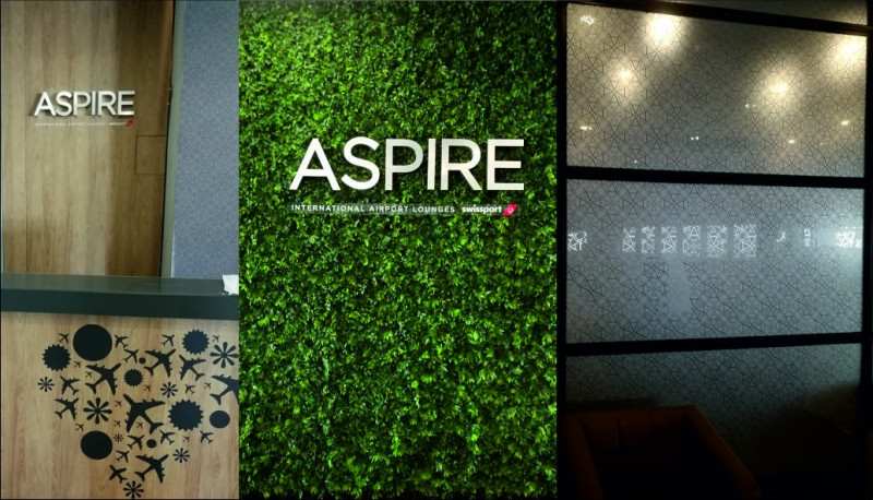 Изработка и монтаж на реклами и фолиа за Вип салон Aspire Летище София