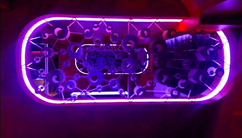 RGB осветяване на дискотека