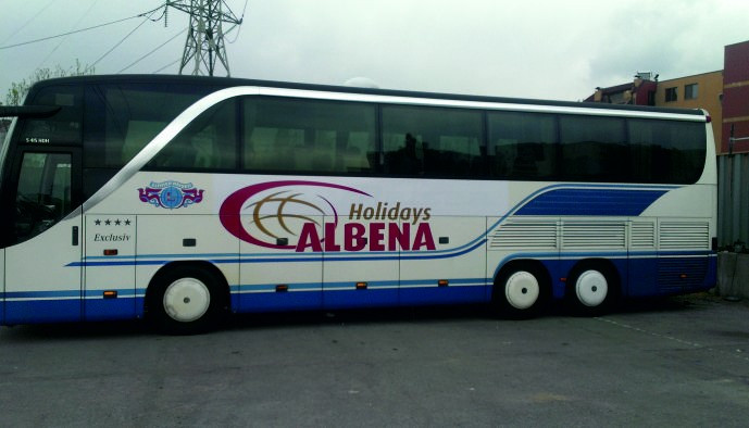 Автобус на компания Albena Holidays - международна линия